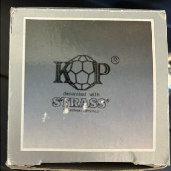 Vintage Silver Plated Table Bell With Strass Swarovski Crystals And Box - Picture 5 of 6